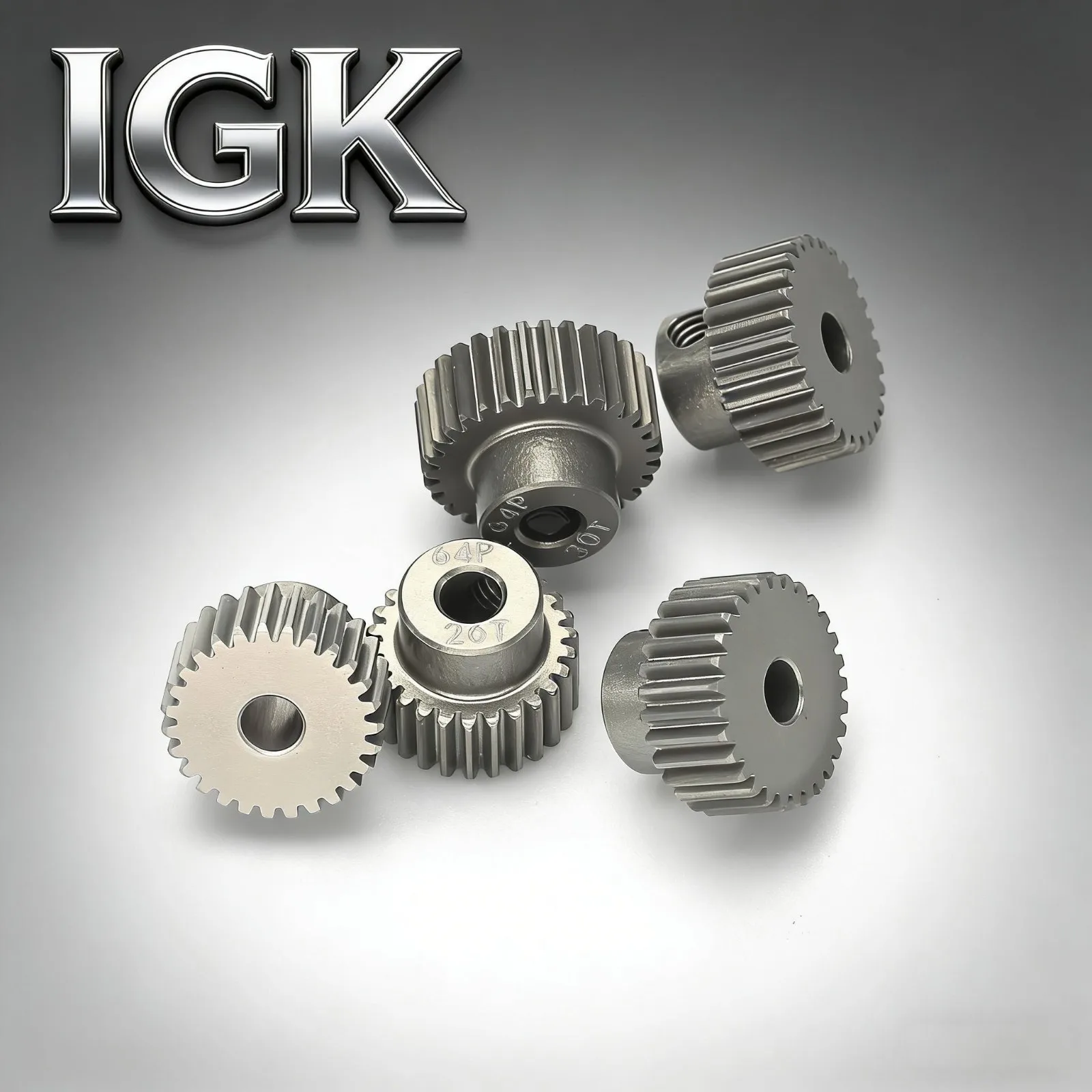 64P 21-54T 7075 Aluminum Hardened Pinion Gear - For 1/10 RC Flat Road Car 1/8 Motor Upgrade Parts