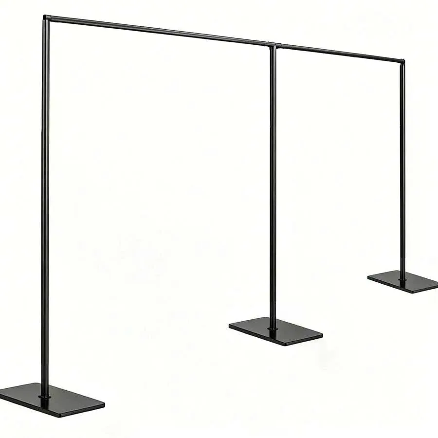 10x20FT Wedding Arch & Backdrop Stand, Heavy Duty Adjustable Background Support System Kit For Photography, Parties, Video, And Event Decor