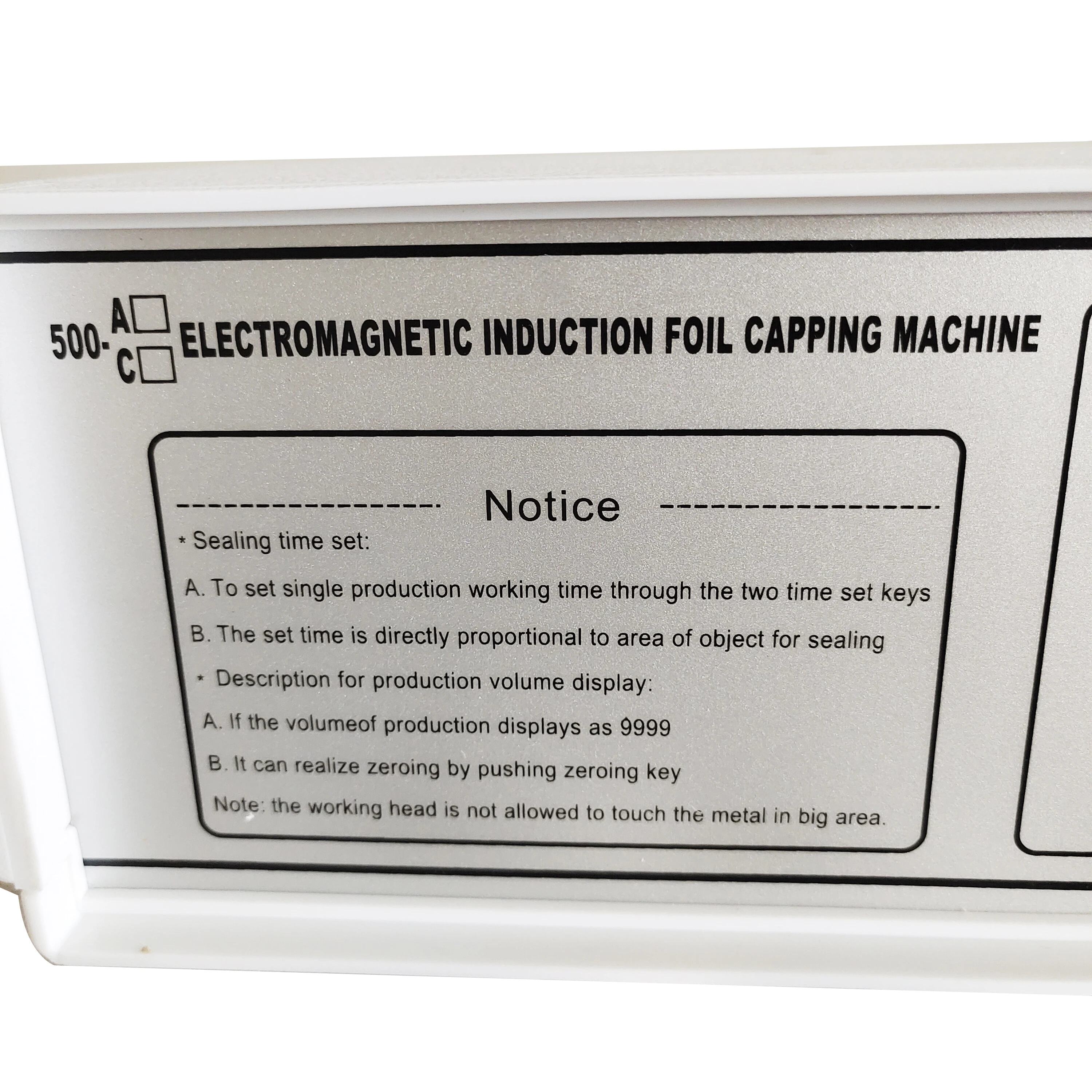 TEBAK DF-500C 수동 전자기 유도 밀봉기 병 캡핑 실러 호일 알루미늄 라이너 밀봉기