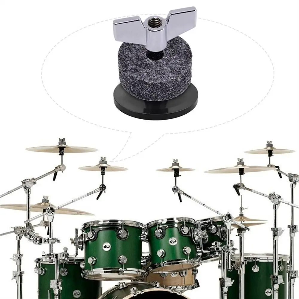 

Cymbal Sleeve Cymbal Felt Washer Wing Nuts Standard Size Drum Stand Felt Spacers Anti-skid Drum Set Felts Drum Accessory