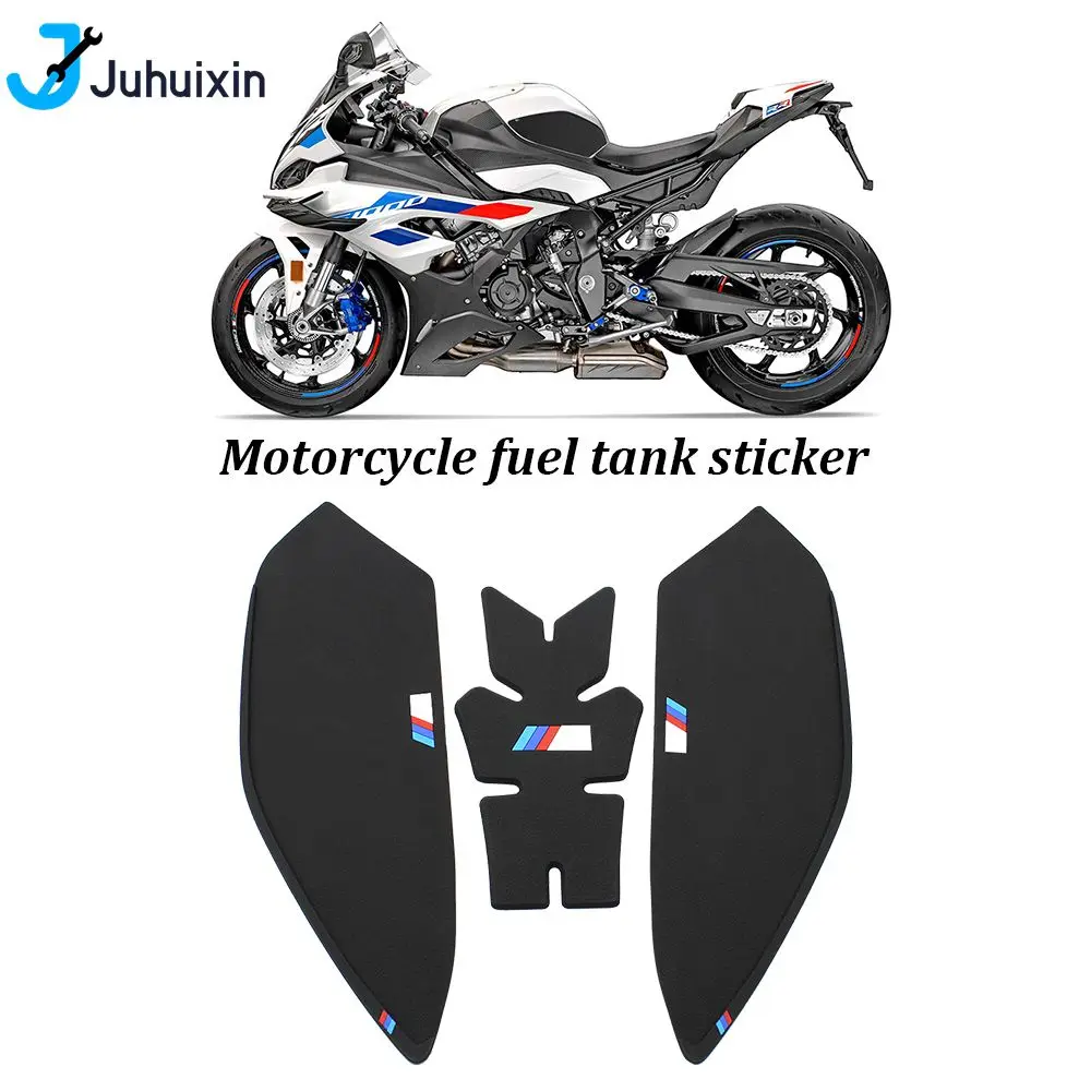 

S1000RR 2019-2023 S1000R 2021-2023 M1000RR hp4 For BMW Motorcycle New Rubber 3D Fuel Tank Sticker Pad Anti Slip Traction Decal