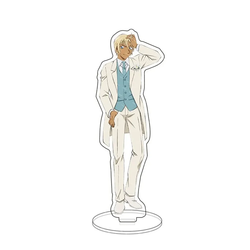 Detective Conan Anime Figure Acrylic Stand Cartoon Action Decoration Cosplay Model Plate Small Desktop Toy Bride Wedding Gift