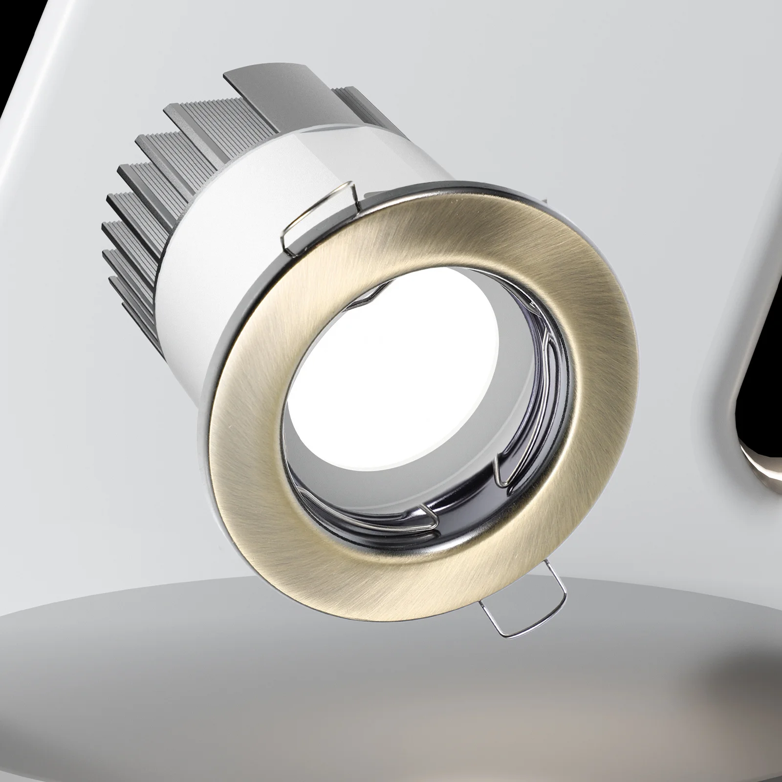 3 قطعة إطار تركيب المصابيح السقف ل Mr16 Gu10 المعادن راحة الإضاءة تقليم الأضواء حامل دائم الحديد بناء سهلة