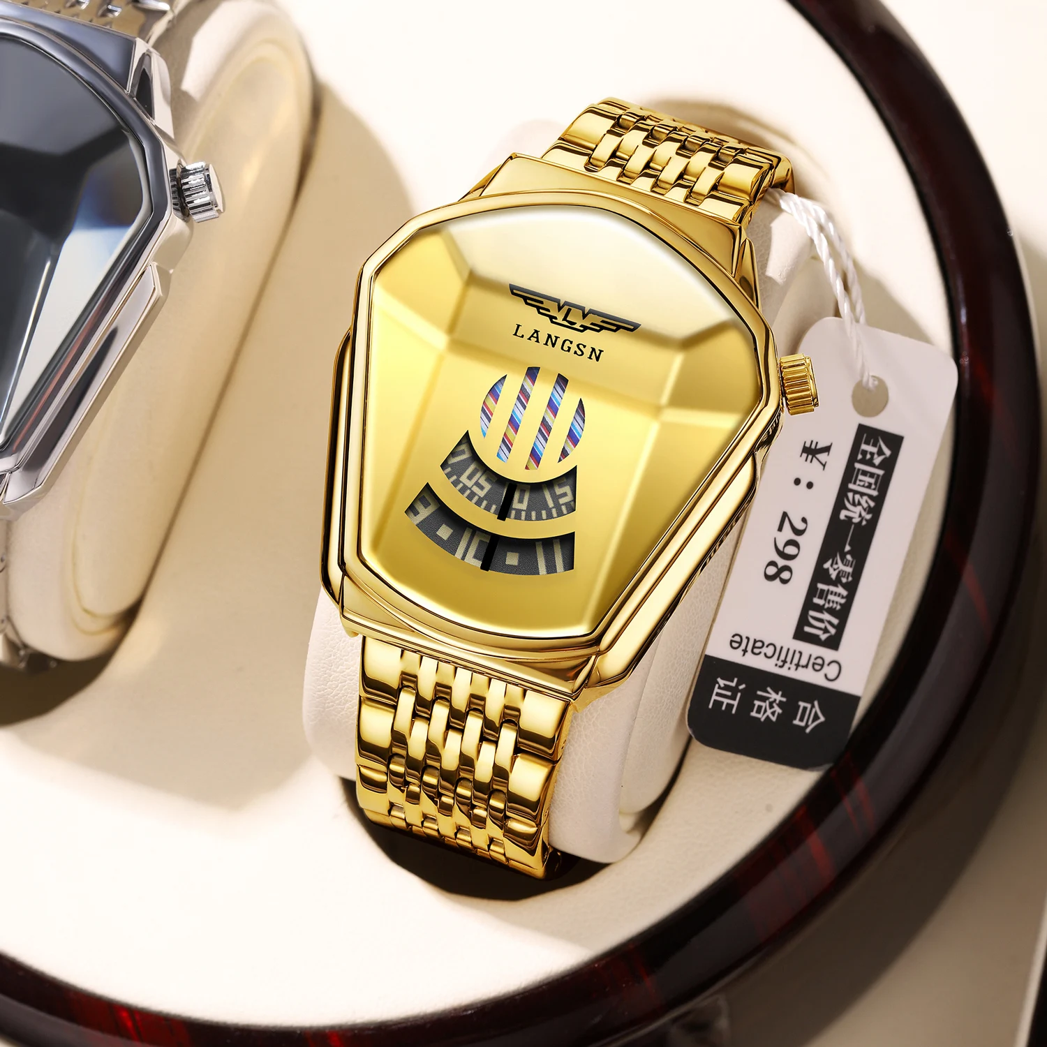 

Мужские часы, персональные креативные, универсальные, модные, водонепроницаемые, стальной ремешок, ценные, новая концепция, классные кварцевые часы для