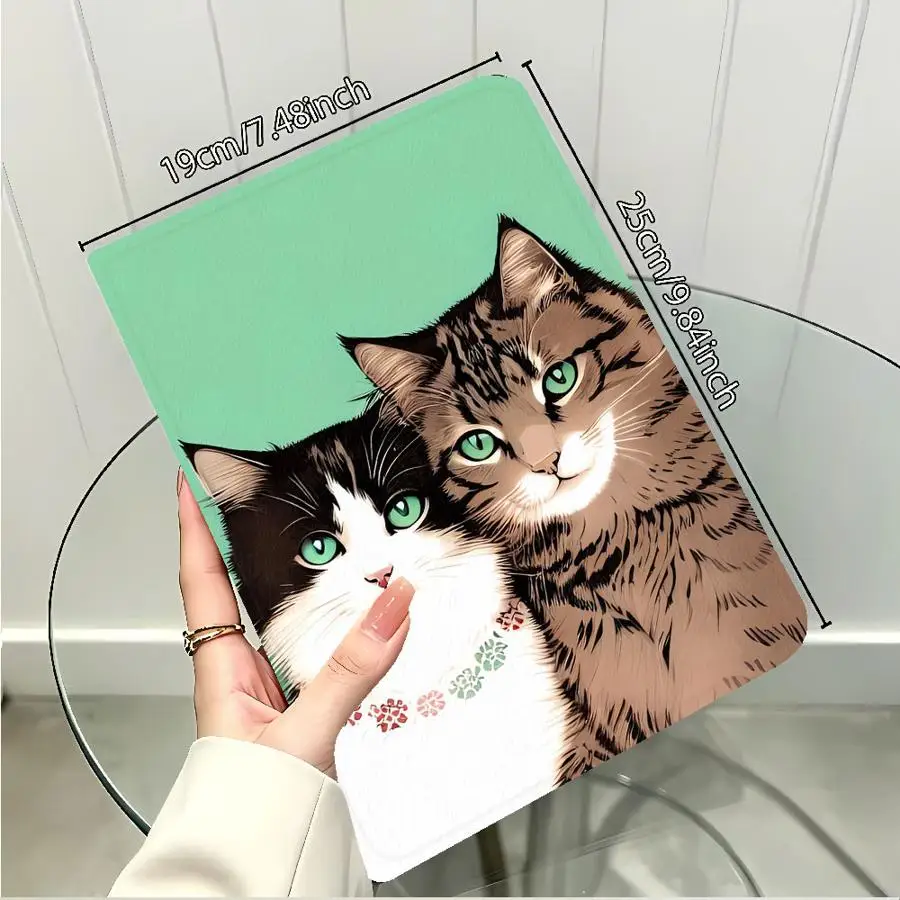with Pencil Slot Case for Xiaomi Redmi Pad SE K Pad 8.8 9.7 12.4 Inch Pad 5 6 7 8 Pro Pad 6s Pro 7 Ultra Cat Funny Flower - view 5