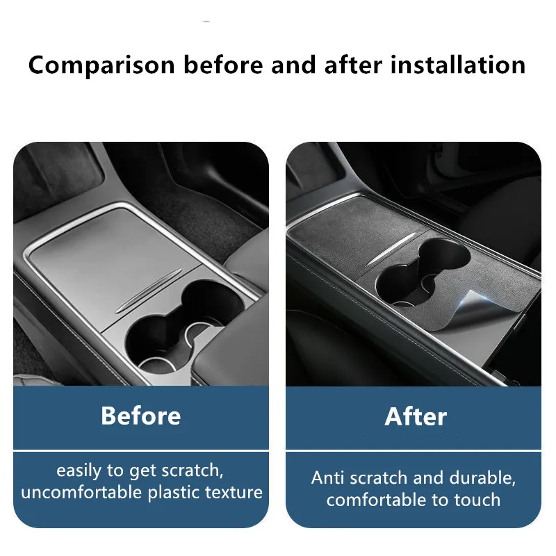 Car Protective Film Central Control Panel Sticker For Tesla Model 3 Model Y Anti-scratch Stickers Auto Styling Interior Decor