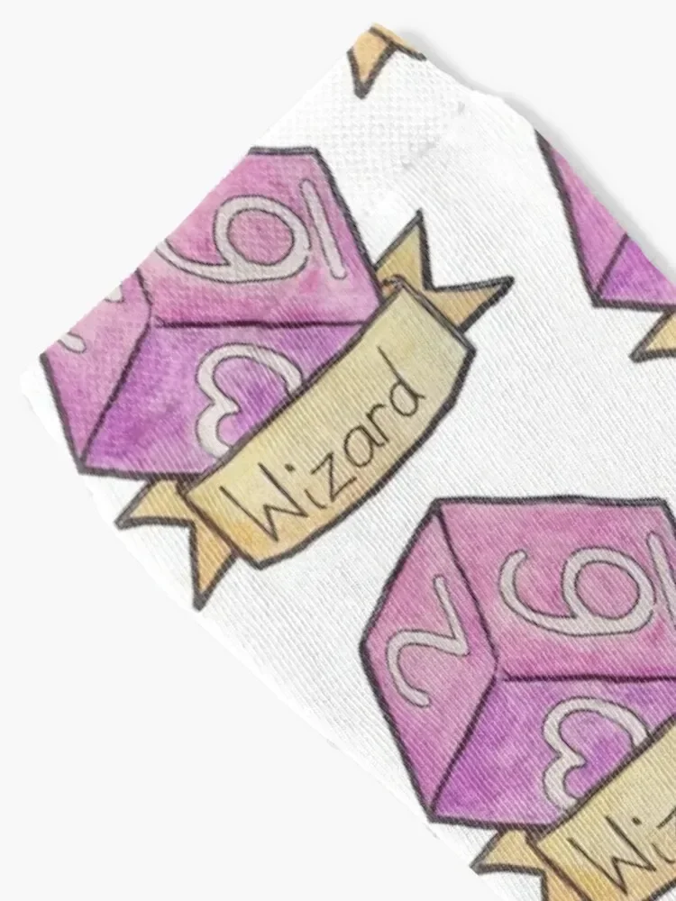 D&D Wizard Hit Dice Meias térmicas masculinas de inverno luxuosas meias de aquecimento masculinas e femininas