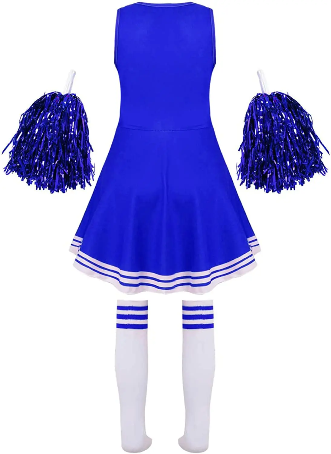 Fearleader Costumes for Girls Cheerleader Halloween Costume Cheerleading Outfit for Halloween Cosplay Party