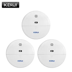 KERUI S20 Smoke Sensor Wireless Home Smoke Detector 80db Fire Protection Firefighter Sensors Store House Security Alarm System