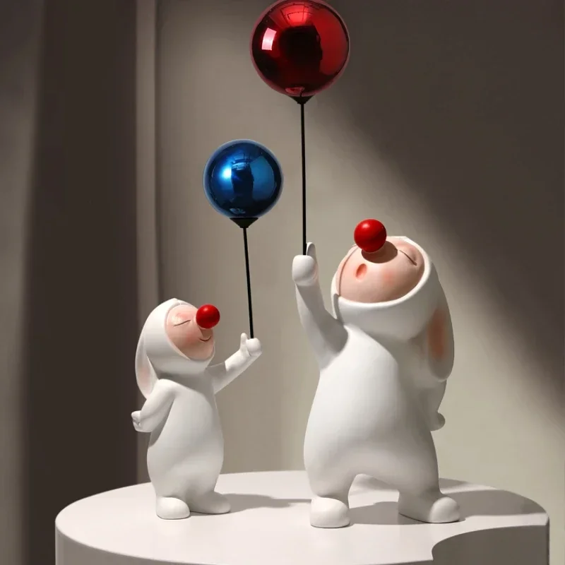 Light Luxury High-End Balloon Rabbit Table Decorations Ornaments