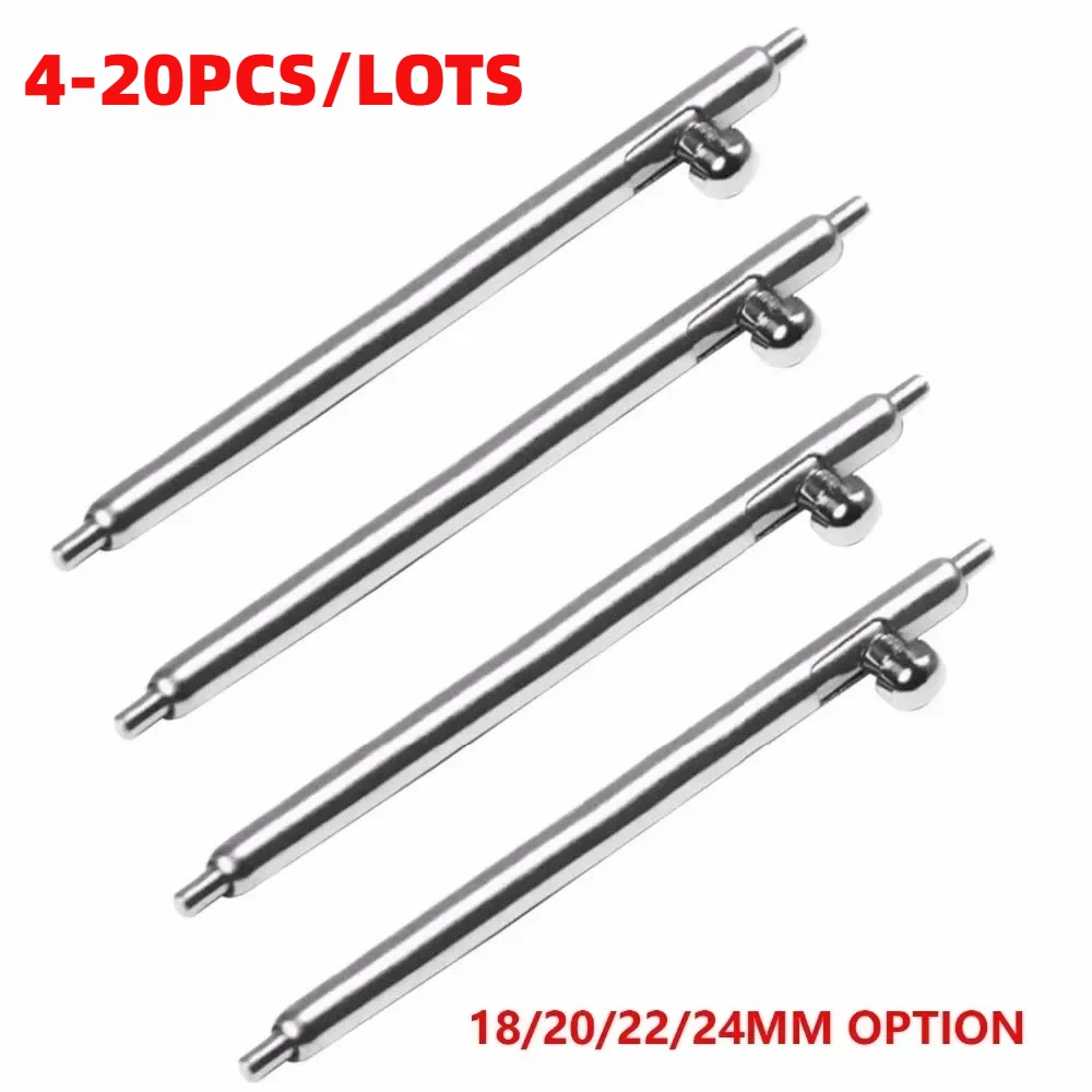 18mm 20mm 22mm 24mm 퀵 릴리스 스프링 바 핀, 삼성 기어 S2 S3 핀 시계 스트랩 교체용 밴드