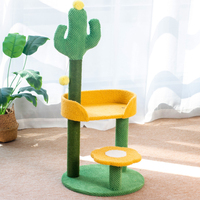 Sisal Rope Cactus Cat Climbing Frame Cat Tree with Cats Jumping Platform Cats Nest Cat Scratching Post Pet Accessories Cats Toy