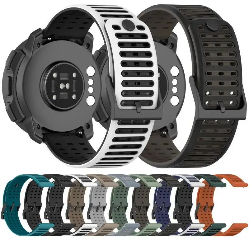 22mm Ersatz-Uhrenarmband für COROS APEX 4 42mm Silikonarmband für COROS PACE 4 3/PACE Pro/APEX 2 Pro Armbandzubehör – Detail 2