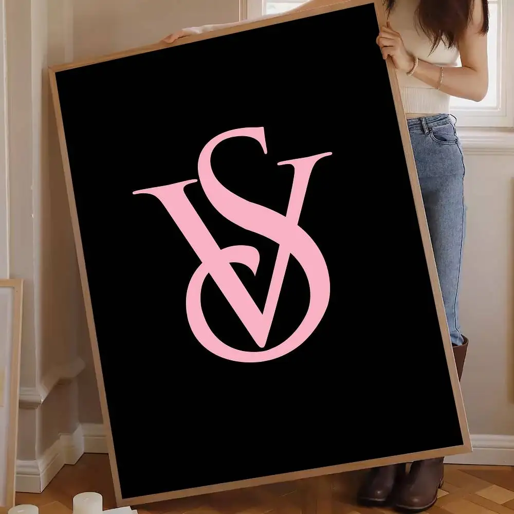 V-Victorias-Fashion-S-Secret أنيمي الملصقات لزجة HD جودة جدار الفن الرجعية الملصقات للمنزل جدار ديكور #5