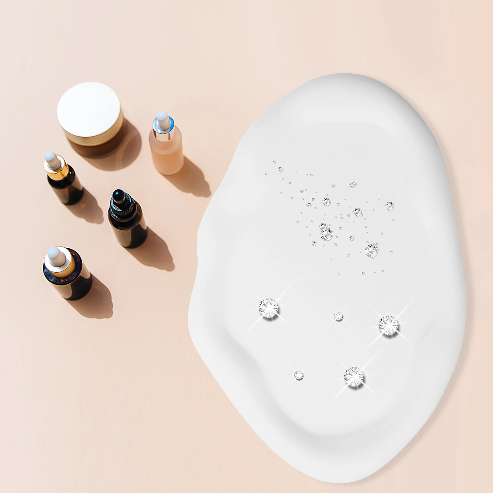 

Cloud-Shaped Durable Ceramic Jewelry Storage Plate Practical Ring Holder Jewelry Tray Organizer Decorative Home Tray