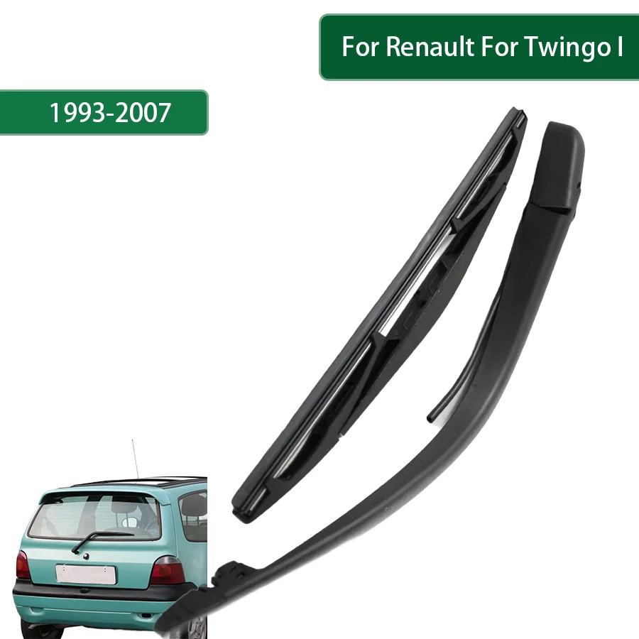 Für Renault Twingo I 1993-2000-2007 Heckscheibenwischer-Arm-Set Heckscheibe Windschutzscheibe