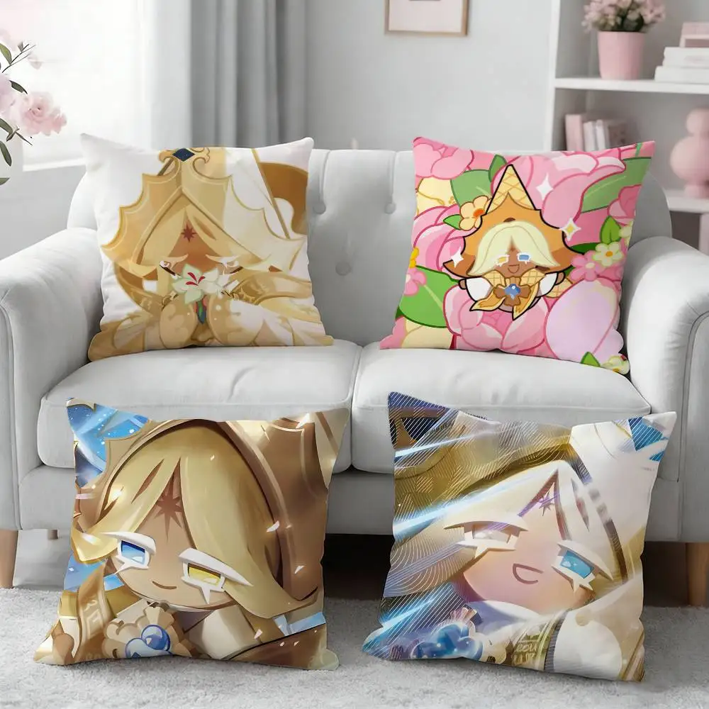 Pure Vanilla Cookie Pillow Case Cushion Cover Throw Pillow Case For Car Sofa