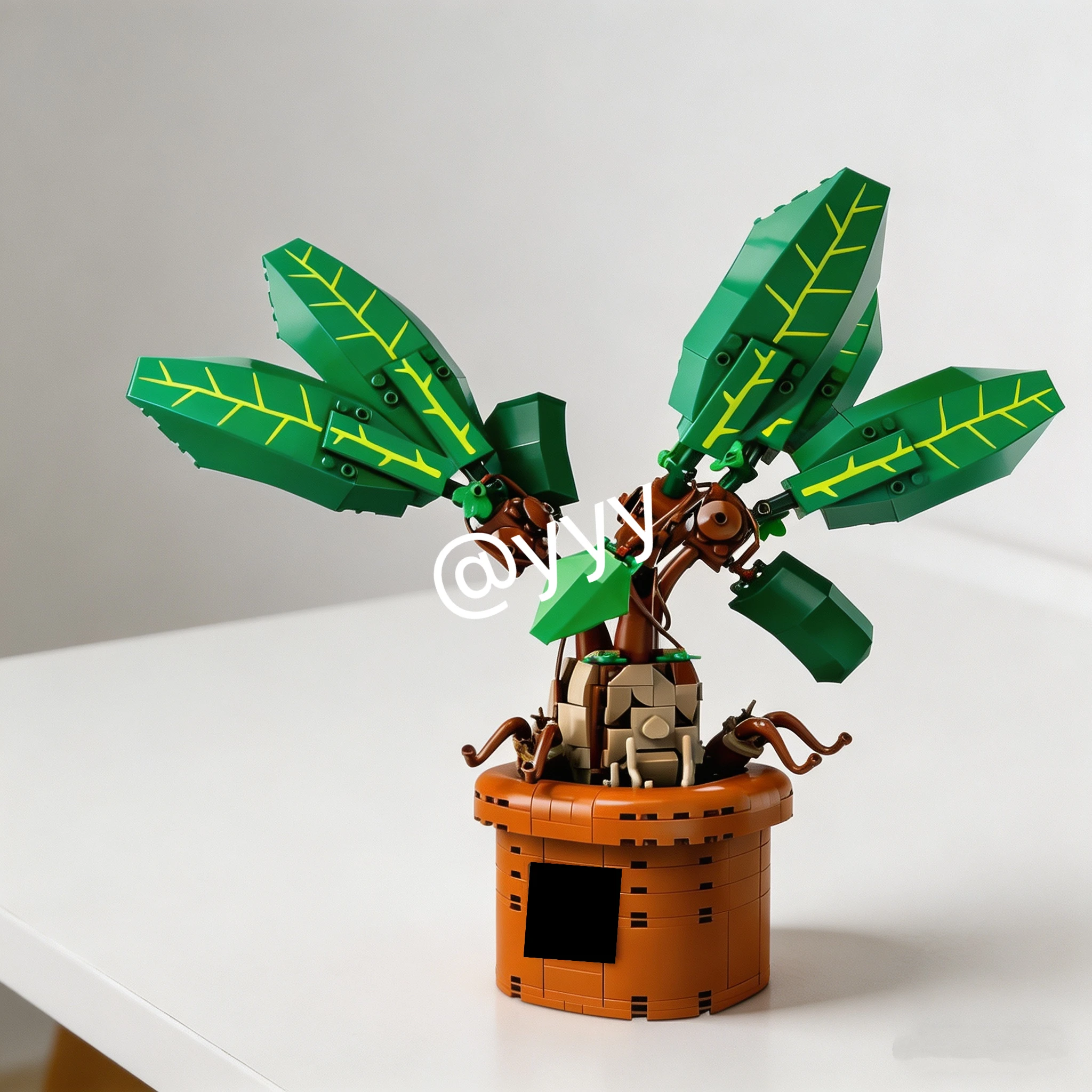 

New/Magic Series 76433 Plant Mandrake Herbal Medicine Building Block Assembly Model Toy Children Adult Birthday Christmas Gift