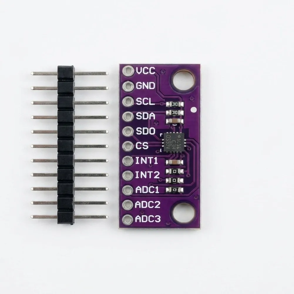 10pcs LIS3DH Triaxial Accelerometer with Low Power Consumption 11uA Active Mode for Long Life Battery Projects