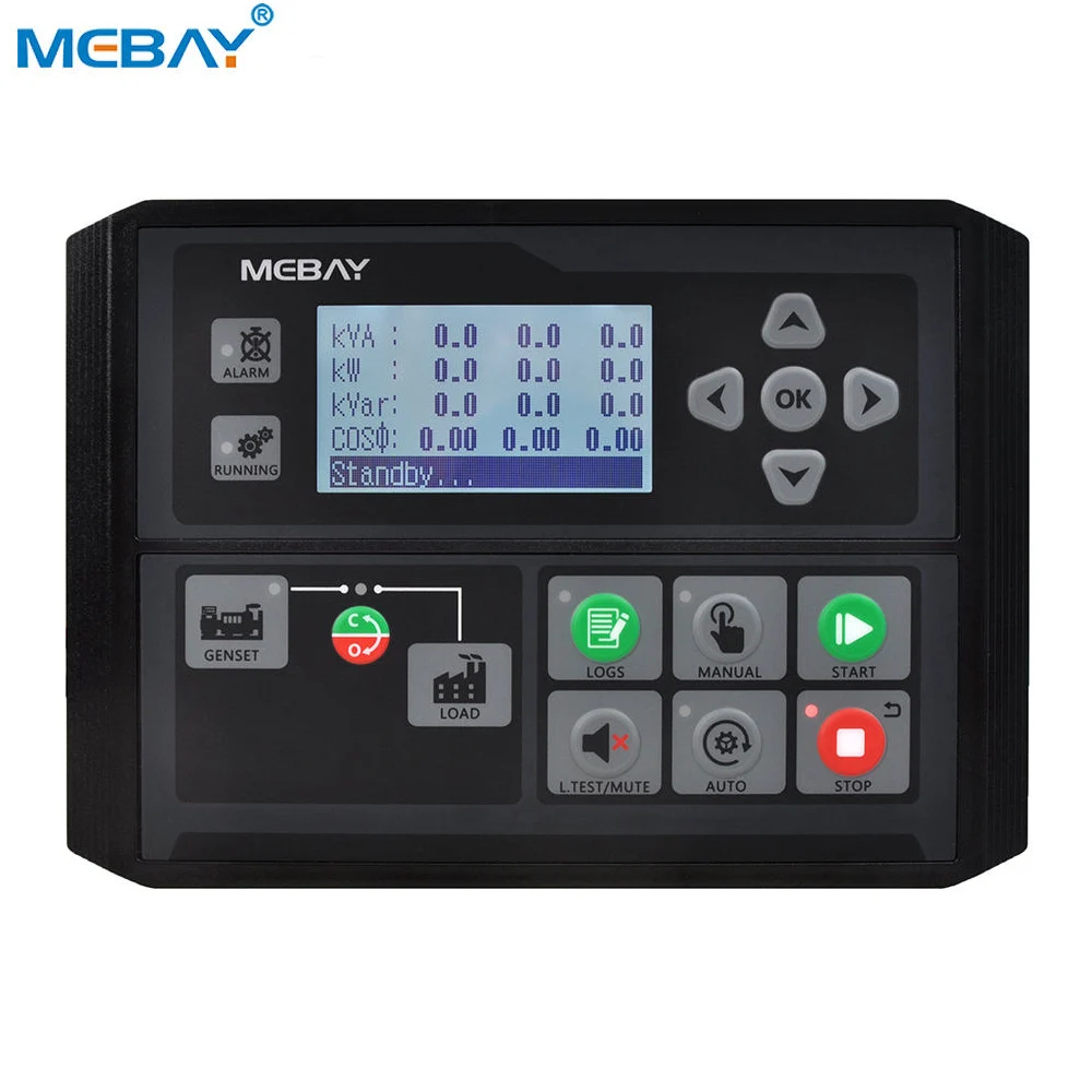 MeBay DC40D/42D MK3 Generatorsteuerung für Diesel-Aggregat Start-Stopp-Parameter Überwachung Aggregat-Teile – Detail 4