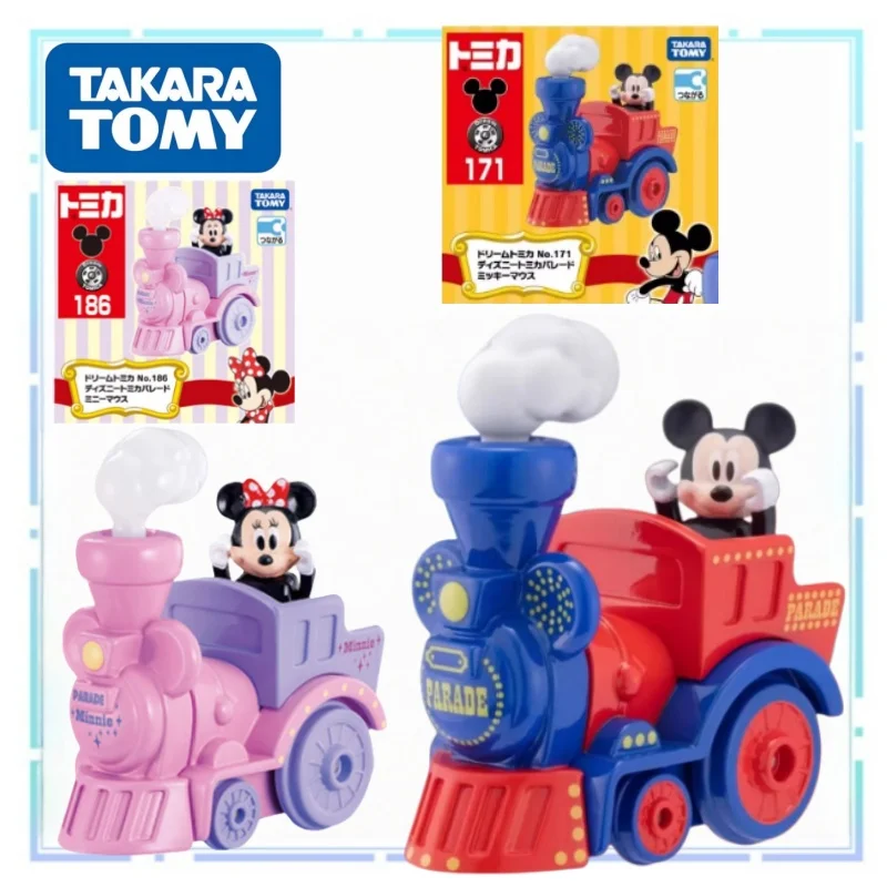 

TOMY Car Dream 186 Minnie Locomotive, модель автомобиля из сплава, игрушка, рождественская ограниченная серия, подарок, настольный декоративный аксессуар, периферийные устройства