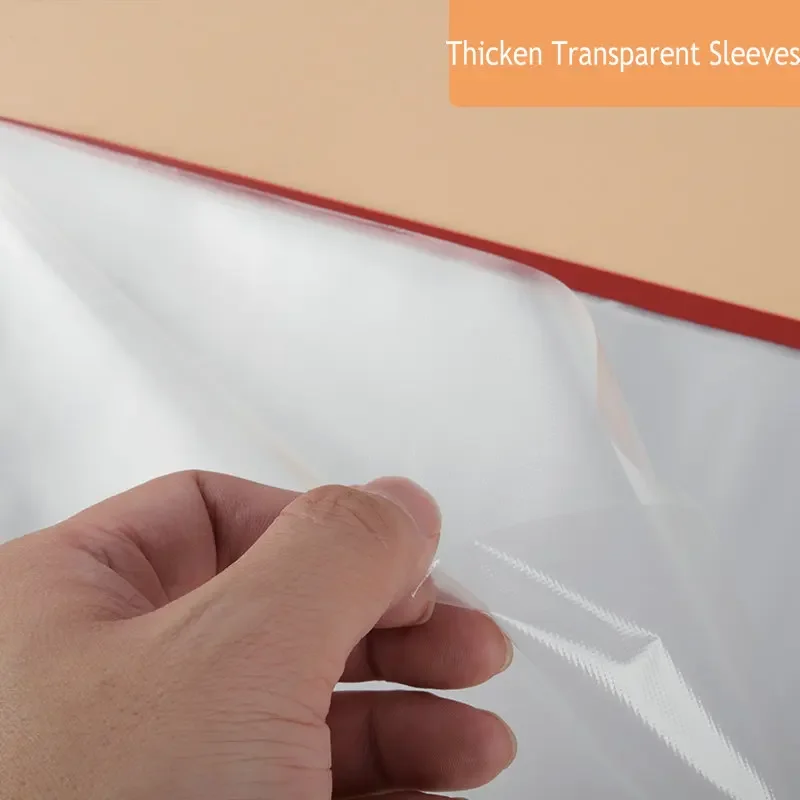 A3 20/30/40/60 Brochure Insert Folder Photo Album File Bag Transparent Inner Page Test Paper Storage Office Student Supplies