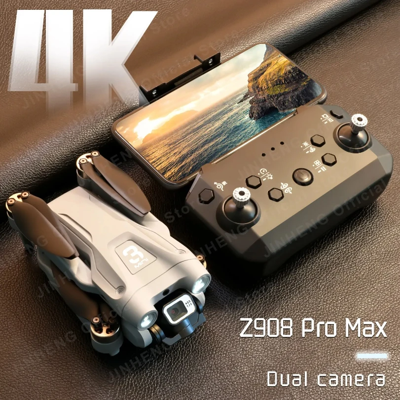 

2025 New Z908 Max Drone 4K HD ESC Camera Brushless Motor Optical Flow WIFI FPV Obstacle Avoidance Folding Rc Quadcopter