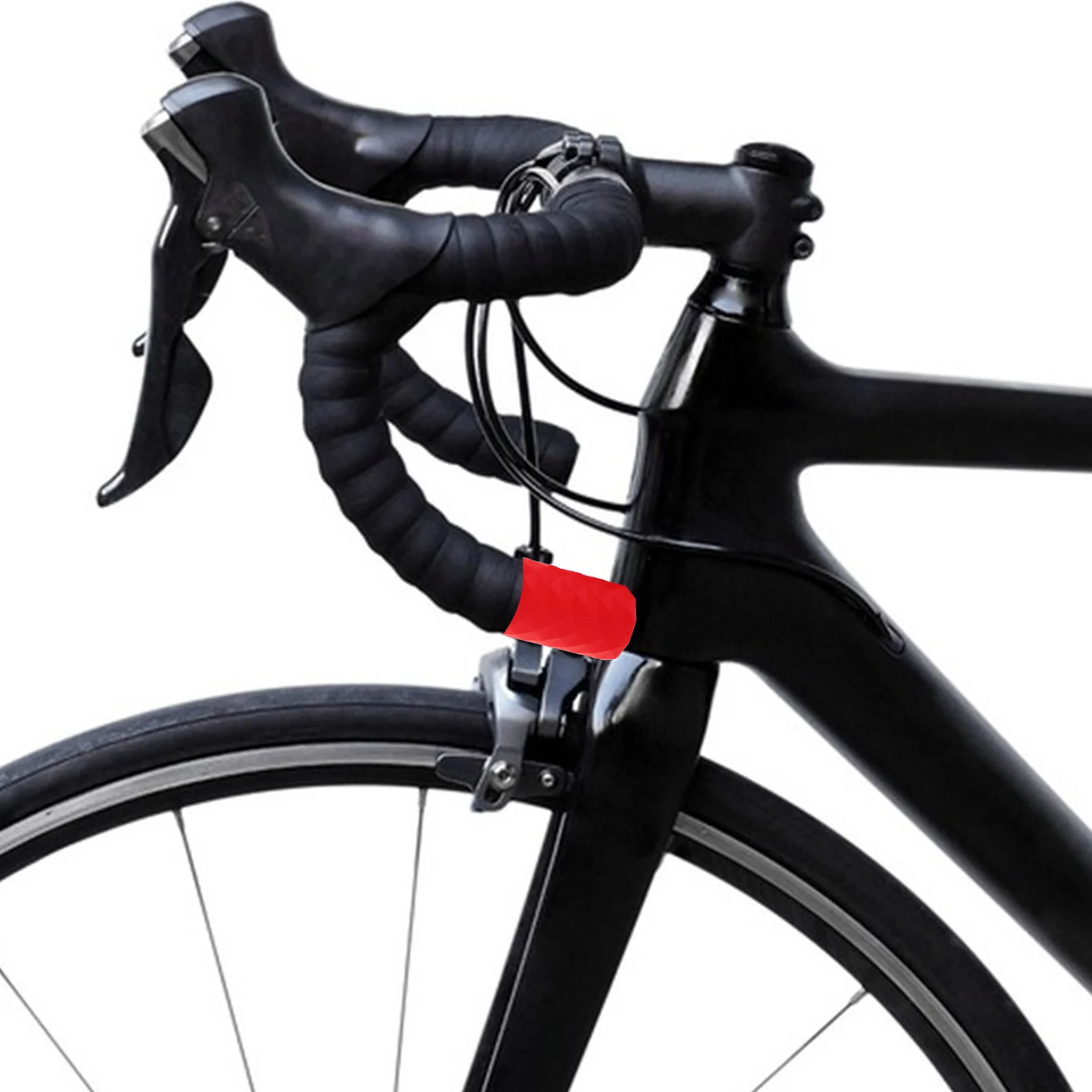 

Red Silicone Bike Handlebar Grips Antislip Comfortable Long Ride Cycling Handlebar Sleeve Tapes For Bicycle Grips Mountain