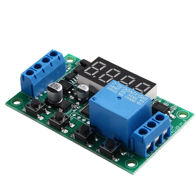 ABYN-DC 5V 12V 24V Delay Time Relay Control Switch Module Timing Cycle Power-Off Signal Triggers Embedded Direct AC