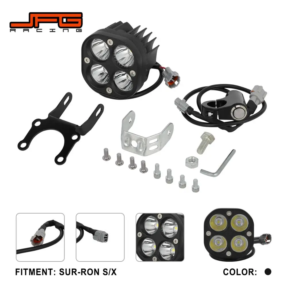 

Аксессуары для мотоциклов, светодиодные фары, рабочий свет, прожектор, супер яркий комплект света для SUORRON S/X для Segway X160/X260