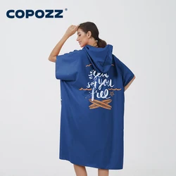 Poncho de Surf Personnalisé en Microcarence pour Adulte, Serviette de Bain pour Sports Aquatiques, Robe à Capuche, Couverture de Plage
