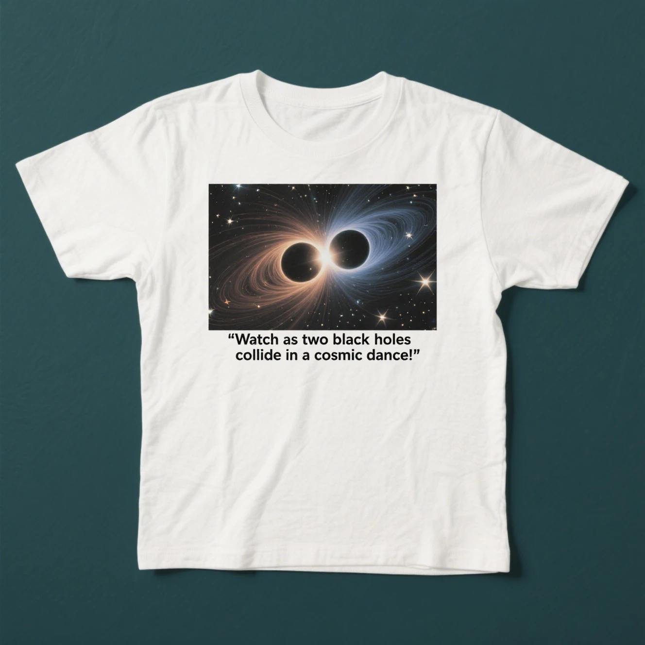 

Black Hole Graphic Printing Summer Luxury Brand Pure Cotton Men's and Women's T-shirt Short Sleeve Street Trend Fashion Clothing
