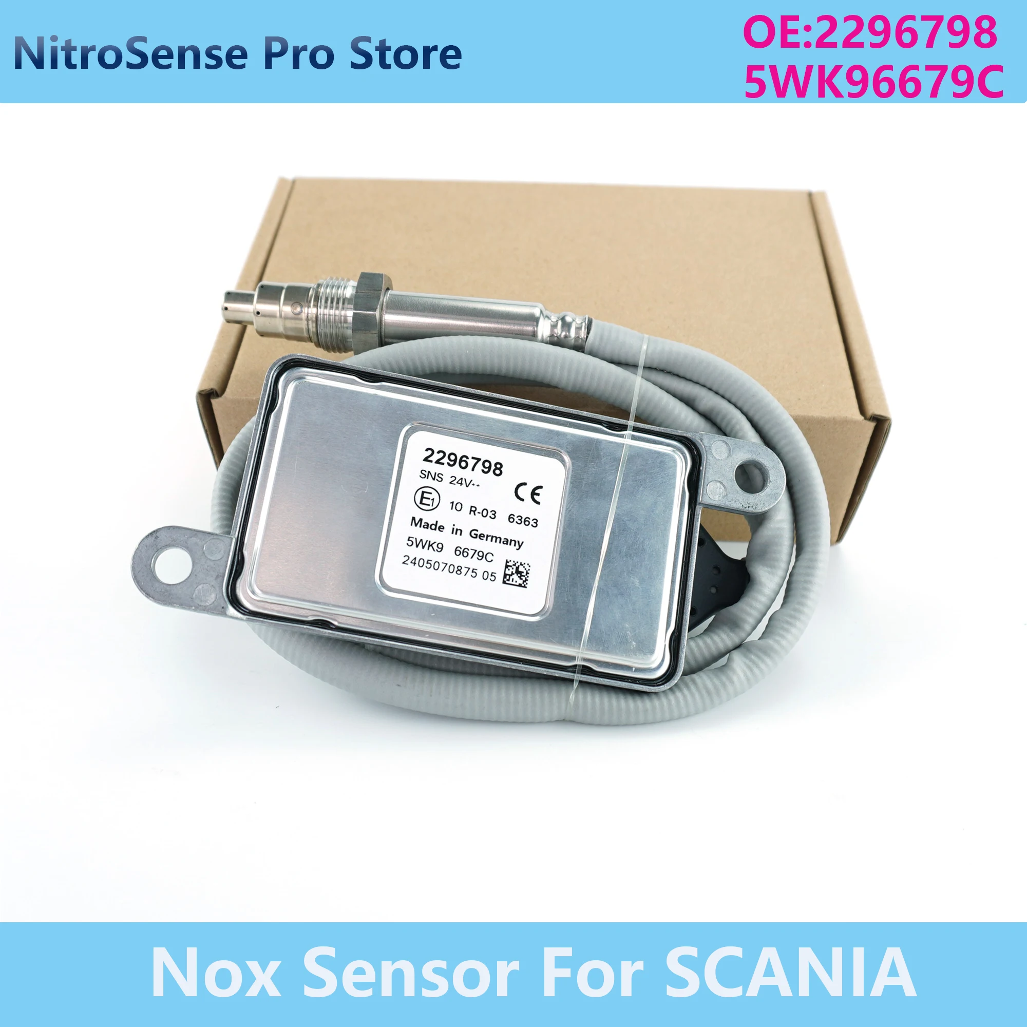 

2296798 5WK96679C 5WK9 6679C New Nitrogen Oxide Sensor For Scania Truck 24V Good Price Car Accessories