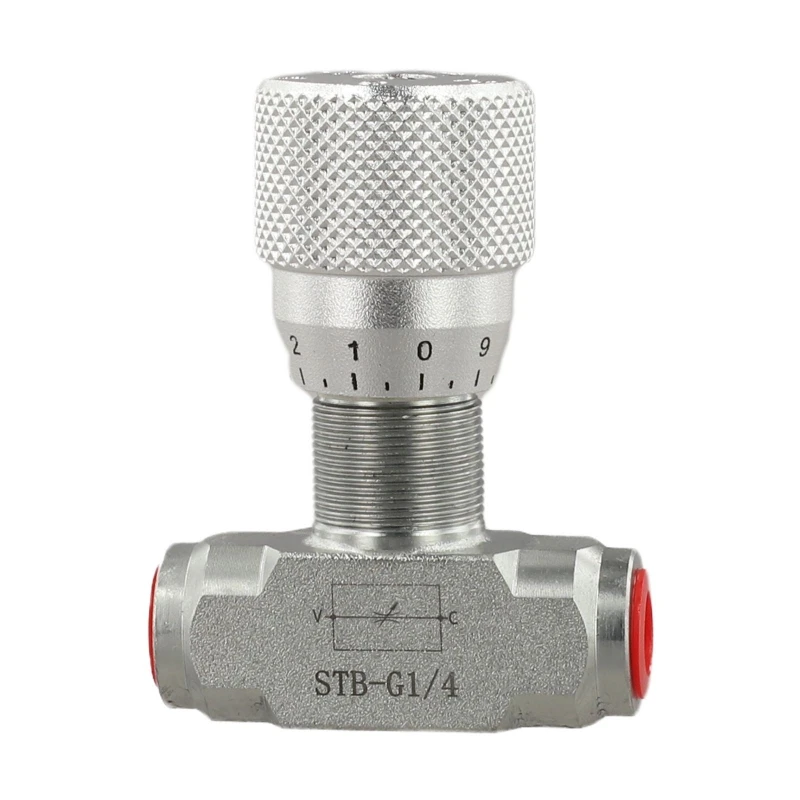 1PCS Bi-Directional Hydraulic Throttle Valve STB for Construction Vehicle Cylinder Speed Adjustment Hydraulic Flow Control Valve