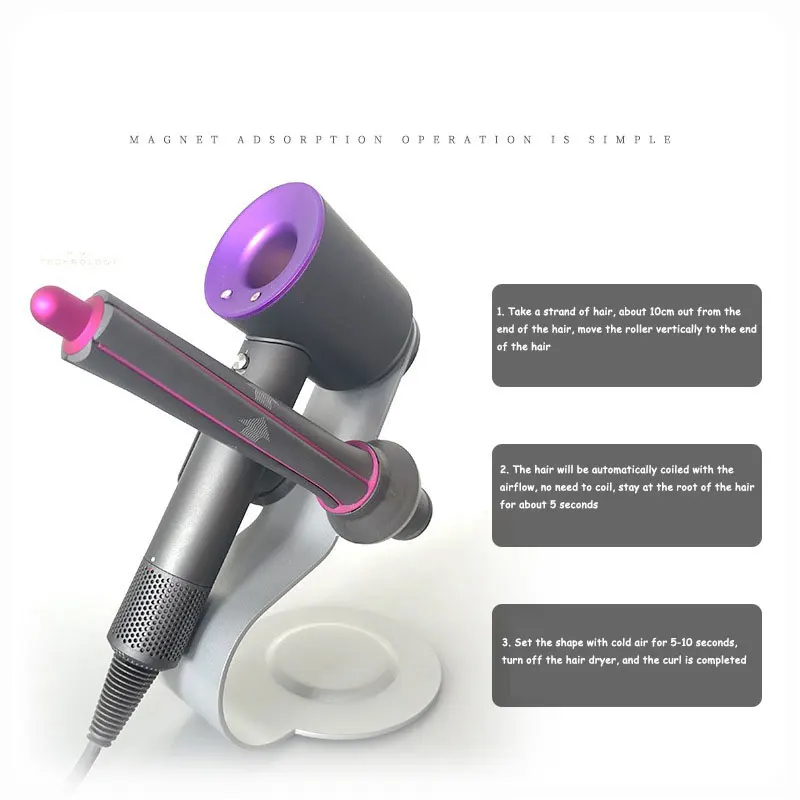 New For Dyson Airwrap Supersonic Hair Dryer Curling Attachment Automatic Hair Curler Barrels And Adapters Styler Curling Tool