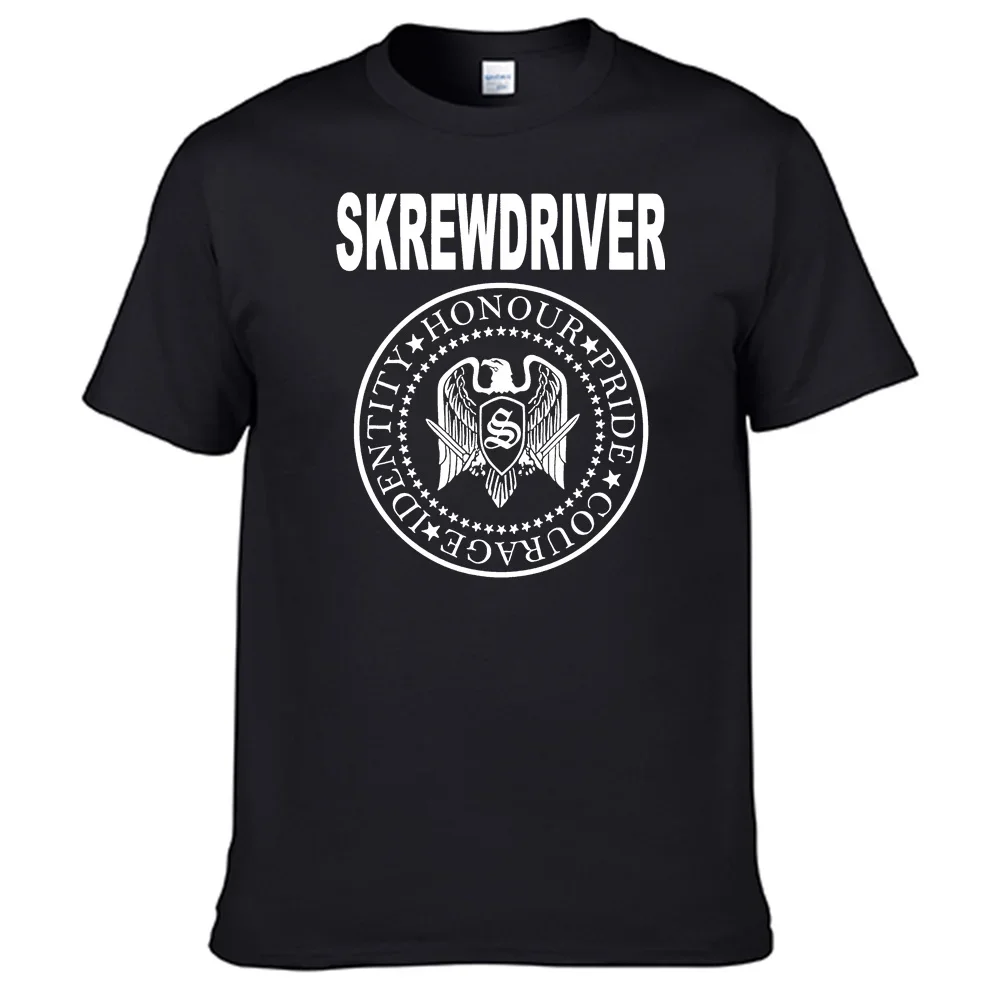 Band Skrewdrivers T Shirt 100% Cotton Men Shirt N019