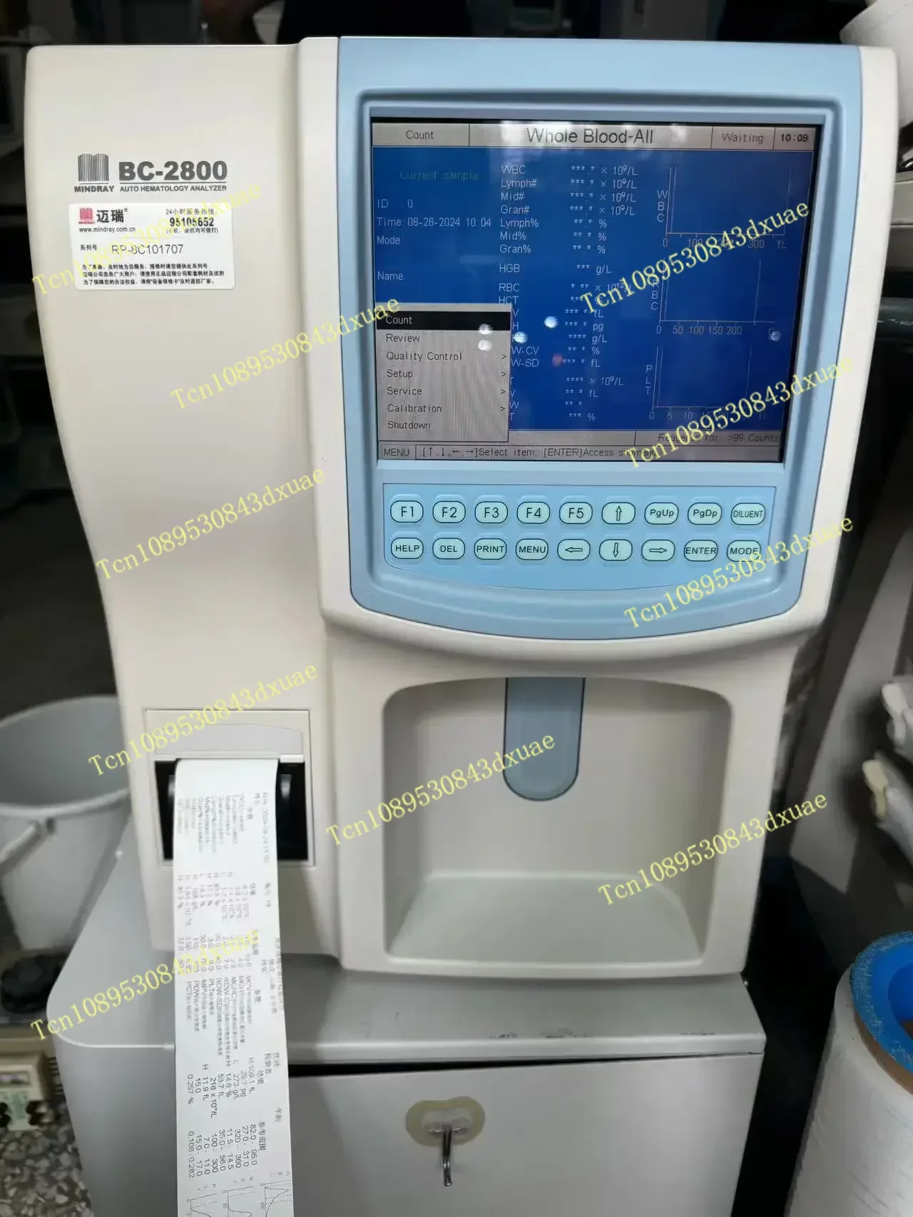 2025 Mindray BC-2800 Auto Analyzer Fully automatic 3-part dierentiation of WBC Used Analyzer Almost New