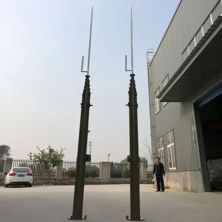 10 meters emergency command vehicle antenna lifting pole, outdoor rescue lighting automatic fast lifting pole