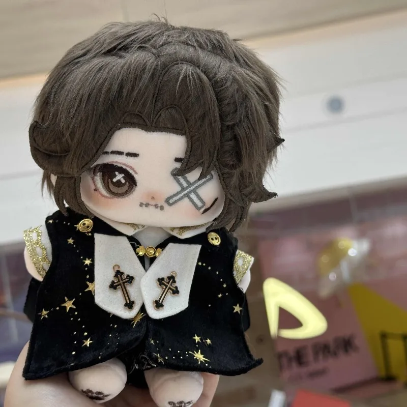 

20CM Anime Identity V Jacob Eiseman Plush Doll Dress Up Cotton Dolls Ears Body Plushie Anime 20cm Toys Cosplay Birthday Gift