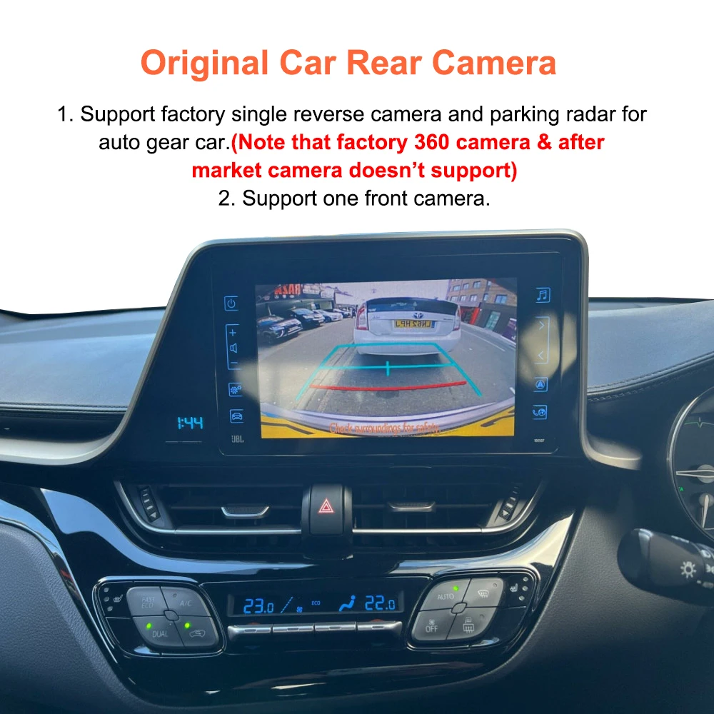 Bonroad Wireless Carplay Android Auto Decoder For TOYOTA Touch2 Entune2.0 Highlander Tundra Sienna Prius Yaris Camry CHR Module – Detail 9