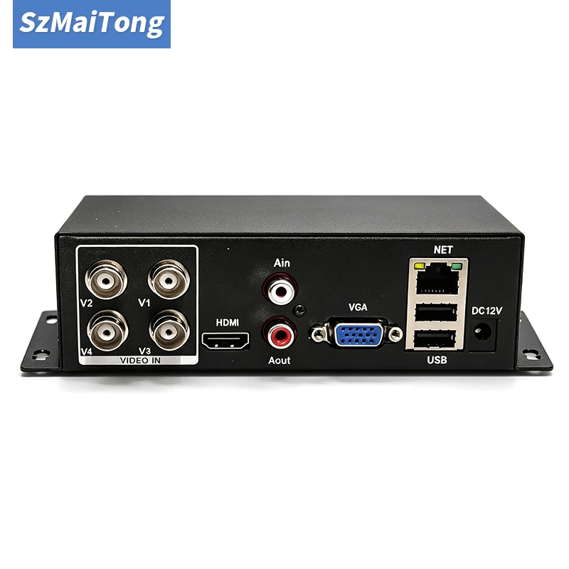 4CH CCTV Video Encoder Analog to Network Surveillance video converter video server ahd cvi cvbs converter to ip analog coaxial