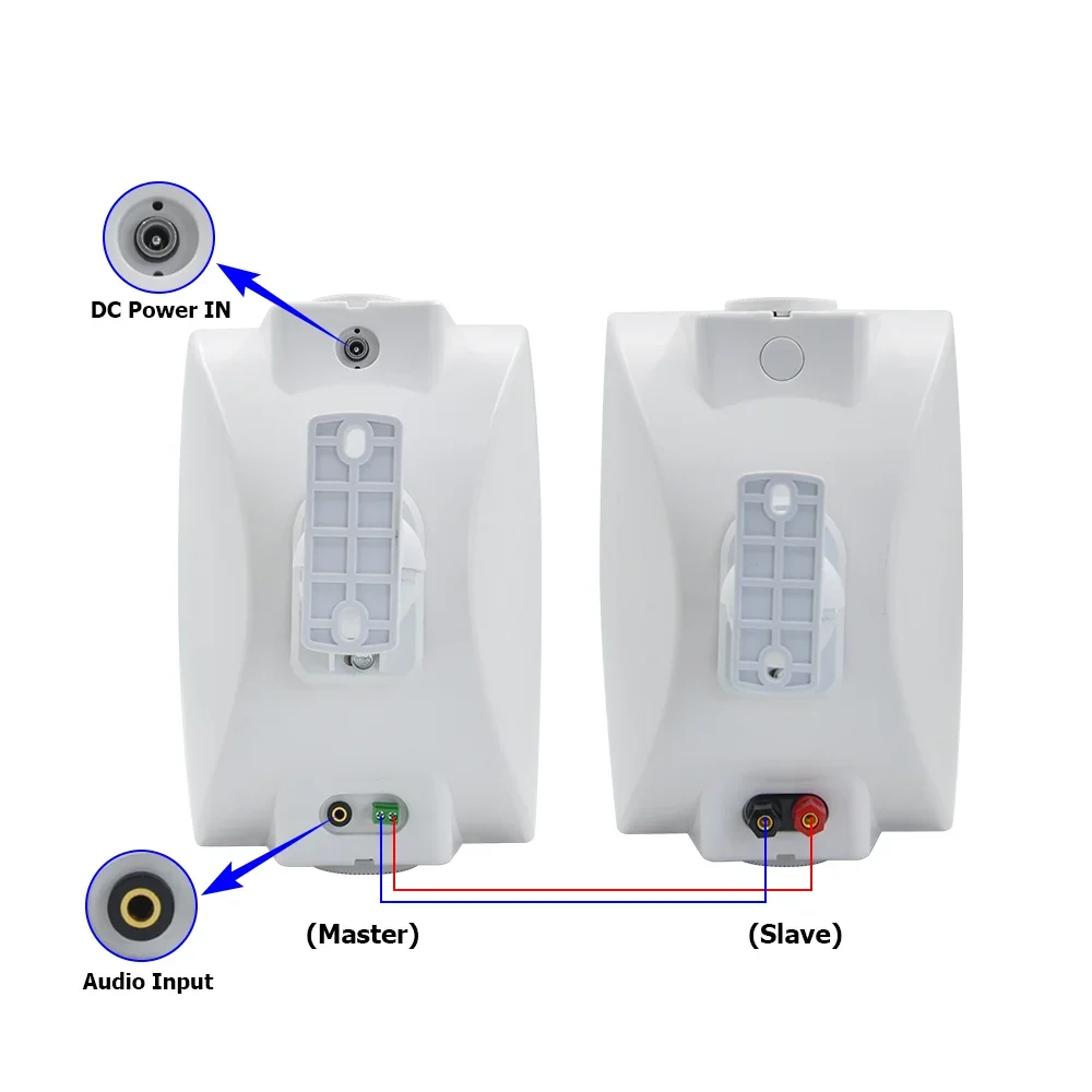 Динамик Bluetooth Активный настенный, 2 шт., встроенный усилитель класса D, 2*30 Вт
