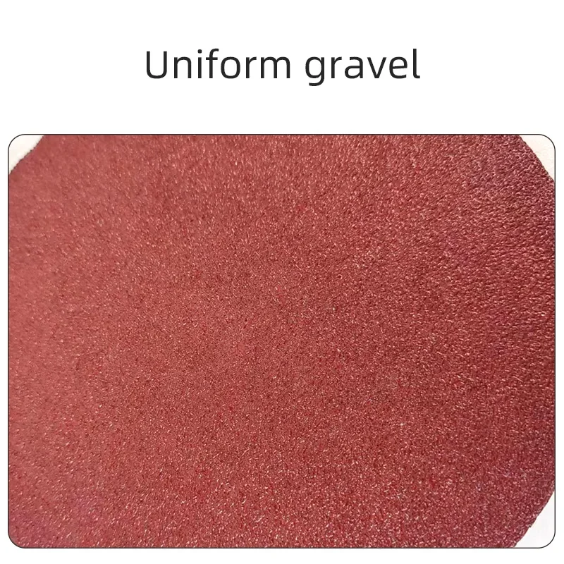 Sanding Disc 5Inch Red without holes Hook & Loop Sandpaper 60-1200 Grit  Dry Sand Paper for Orbital Sander Auto,Wood MetalPolish