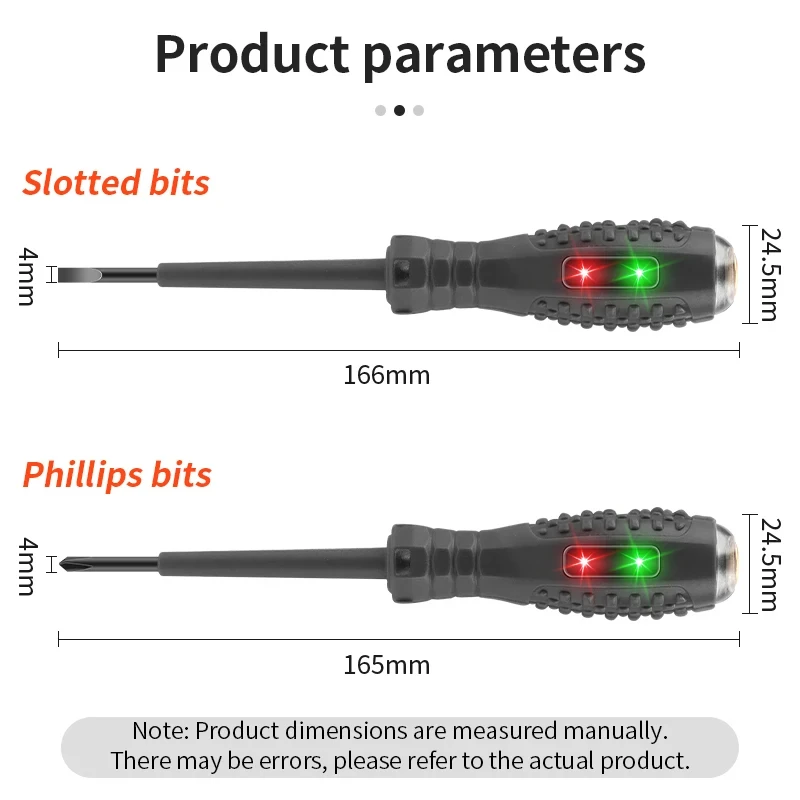 Hot Multifunctional Electricians Screwdrivers Profession Zero Line Induction Voltage Test Electrician Screwdriver Handheld Tools