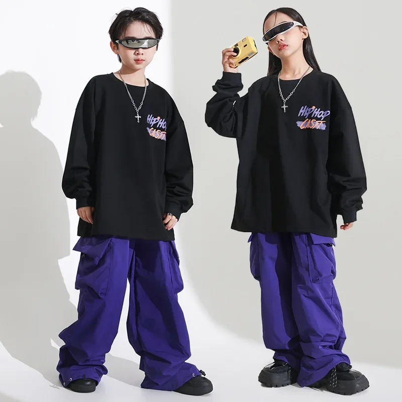 

Girls' Jazz Dance Costume Handsome Japanese Street Dance Performance Costume Set Children's Hiphop Show Stage Trend