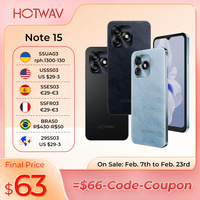 【ship from Germany】 HOTWAV NOTE 15 Smartphone Android 14 5160mAh Battery Cellphones 8GB+64GB 13MP+5MP 6.6\