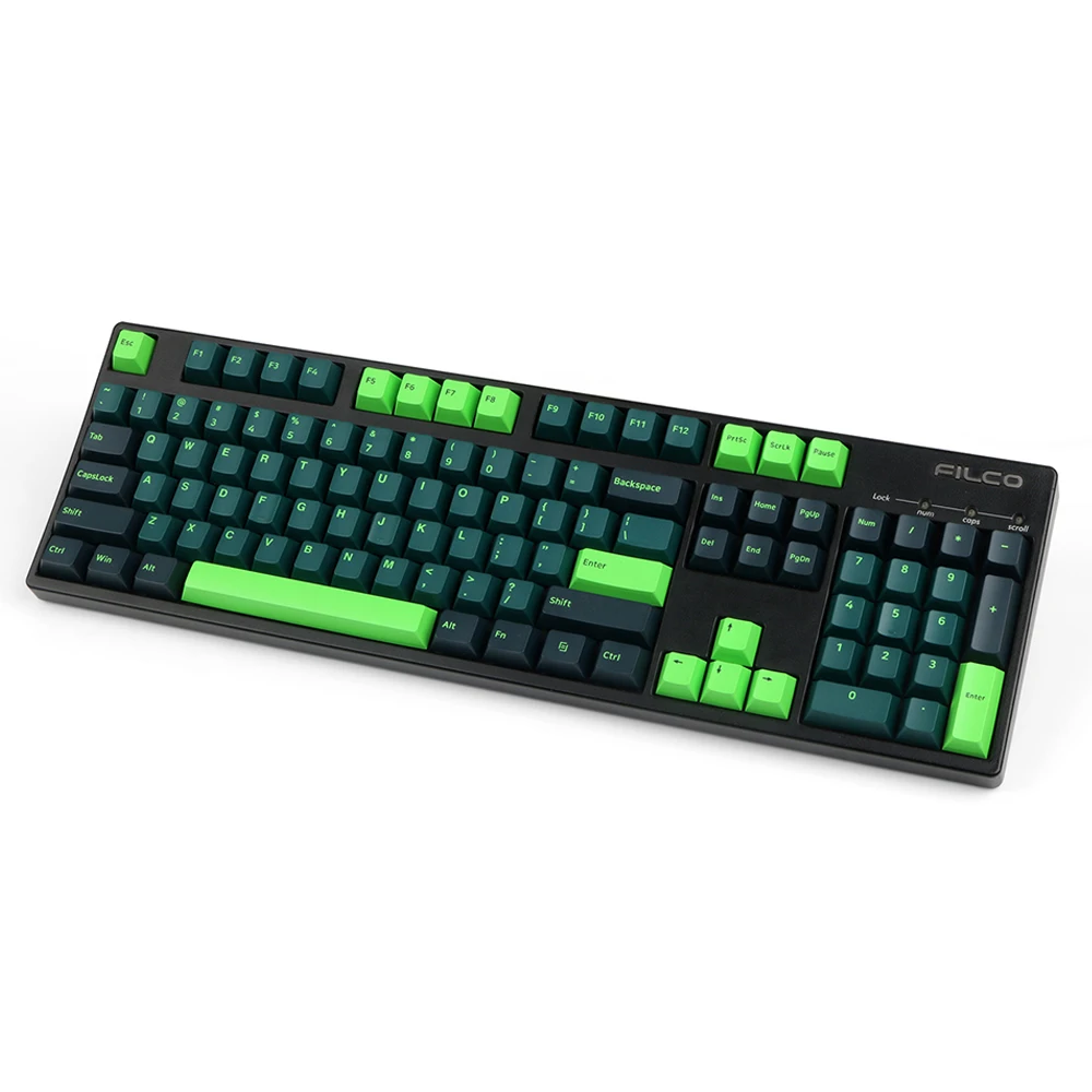 

Sonic Green Color Design Black PBT Keycaps For Cherry Mx Gateron Box Switch Mechanical Gaming Keyboard Cherry Profile Key Cap