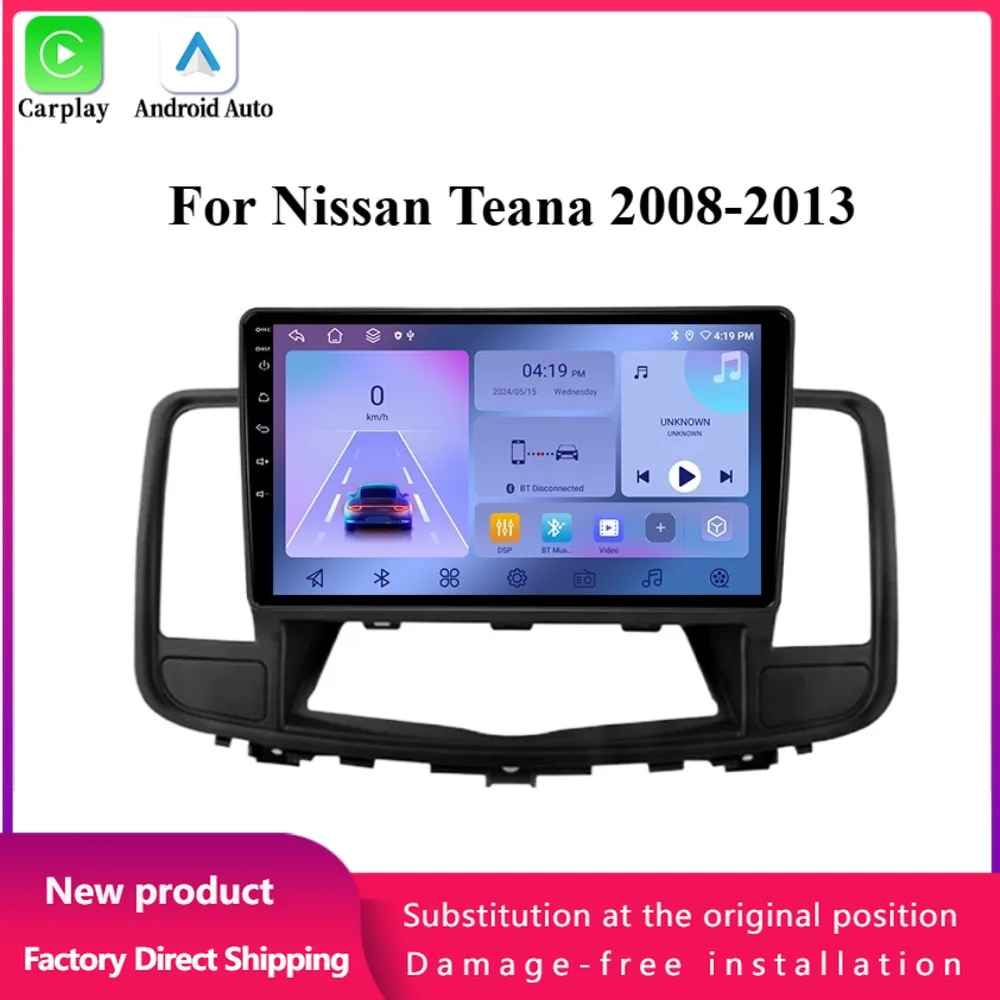 

Android 14 For Nissan Teana 2008-2013 Car Radio Multimedia Video Player Navigation 4G GPS Wireless Carplay Touch Screen Stereo