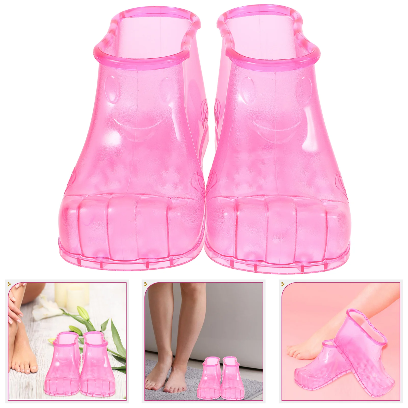 

Foot Bath Shoes Massage Slippers Women Boots Feet Tub Soaking Pvc Mother for Washing