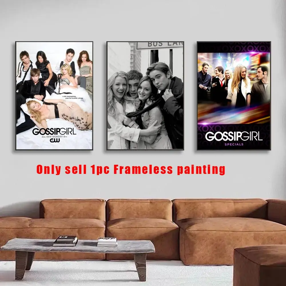 Moive G-Gossip Girl Poster HD Self-Adhesive Wall Decals For Living Room & Bedroom Home Decor Gift